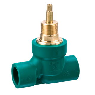 Registro baseTec PPR cerâmico 1/2 volta 25 mm
