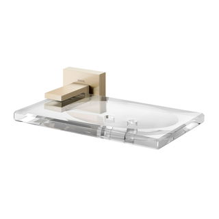 Saboneteira de parede Square níquel escovado