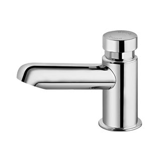 Torneira bica baixa de mesa para lavatório Ciclo Fixo PressMatic Alfa cromado