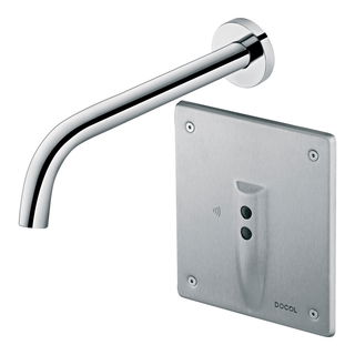 Torneira de parede DocolSensor embutido para lavatório DocolEletric inox escovado