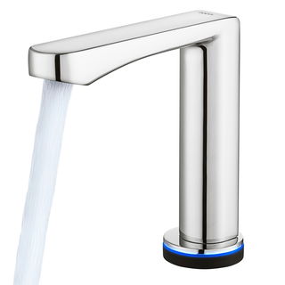 Torneira bica baixa de mesa para lavatório Galaxi cromado