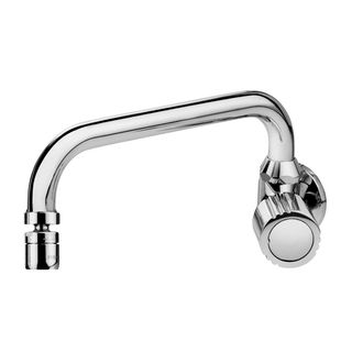 Torneira bica longa 1/2" e 3/4" de parede para cozinha Itapema Bella cromado