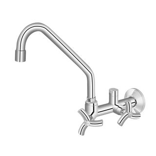 Torneira para cozinha de parede com saída para filtro 1/2" e 3/4" Docol Primor