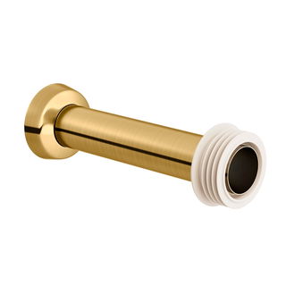 Tubo de ligação 30 cm ouro escovado