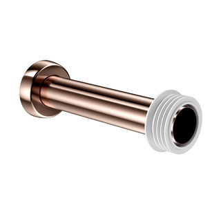 Tubo de ligação bacia 25 cm cobre polido