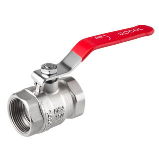 Válvula de esfera com alavanca 1.1/4" vermelha