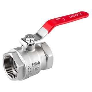 Válvula de esfera com alavanca 1.1/2" vermelha