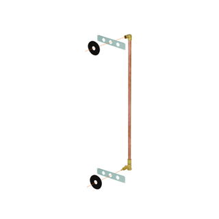 Kit registro pressão 3/4" com joelho 1/2" / tubo diâmetro 22 com Travessa de 60 cm