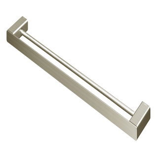 Porta-toalhas duplo 676 mm DocolFlat níquel escovado