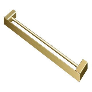 Porta-toalhas duplo 676 mm DocolFlat ouro escovado