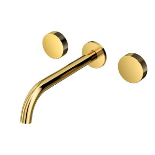 Misturador de Parede Mix&Match com Bica 230 Ouro Polido