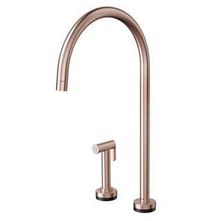Torneira com ducha lateral Presence Mix&Match Cobre escovado