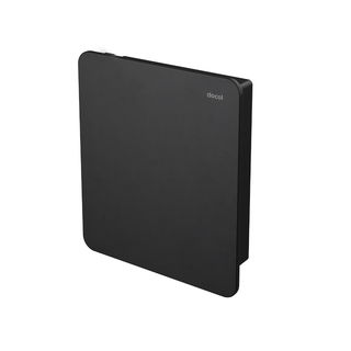Acabamento válvula de descarga de parede para lavatório DocolFlat Ônix