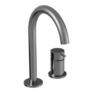 Monocomando e Bica de Bancada Doka para Lavatório Loop Brushed Nickel