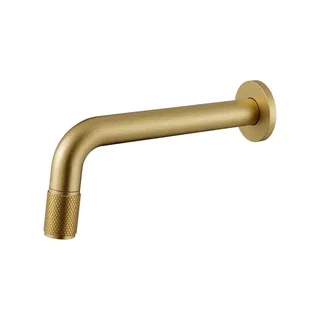 Torneira Fria de Parede Doka para Lavatório Brushed Gold