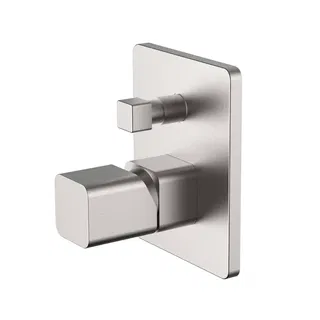 Corpo Monocomando Doka para Chuveiro com Desviador Rivvo Brushed Nickel