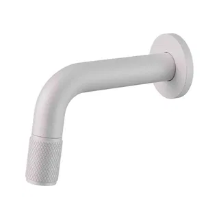 Torneira Fria de Parede Doka 140 mm para Lavatório Matt White