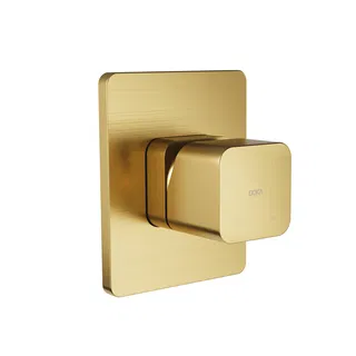 Acabamento para Monocomando de Chuveiro Rivvo – Base Deca/Docol Brushed Gold
