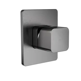 Acabamento para Monocomando de Chuveiro Rivvo – Base Deca/Docol Brushed Nickel
