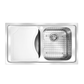 Cuba de Sobrepor Franke Smart SRX 620 em Aço Inox 86 x 50 cm com Acessórios