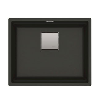 Cuba De Embutir Kubus Onyx Fragranite Franke 52x42 com Acessórios