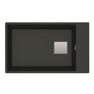 Cuba De Embutir Kubus Onyx Fragranite Franke 62x42 com Acessórios e Válvula 4,5