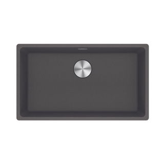 Cuba de sobrepor ou rente à pedra Fragranite Maris Bowl Slate Gray 72x40cm