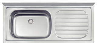 Pia de Apoio Tramontina Filo 56 EX em Aço Inox 120x55 cm