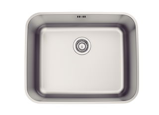 Cuba de Embutir Tramontina Dora 50 BL R6 em Aço Inox Acetinado com Válvula e escape 50x40 cm