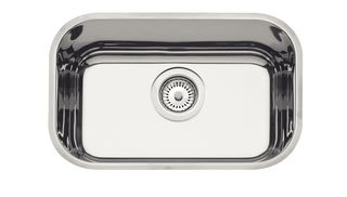 Cuba de Embutir Tramontina Lavínia 47 BL em Aço Inox Polido 47x30 cm