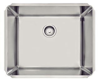 Cuba Profissional de embutir Tramontina Dritta Pro em Aço Inox com Acabamento Scotch Brite 60x50 cm