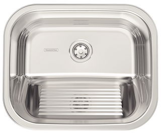 Tanque de Encaixe Tramontina Hera 34 L em Aço Inox Polido 50x40 cm