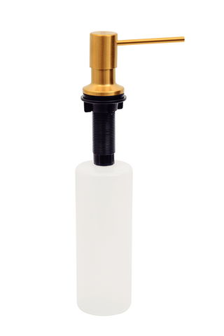 Dosador de Sabão Tramontina em Aço inox Gold com Recipiente Plástico 500 ml com revestimento PVD