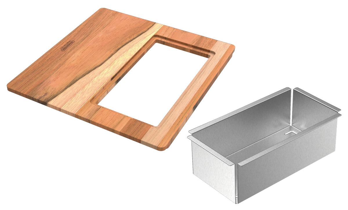 Kit para Cubas Quadrum Tramontina Design Collection com Kit para Cubas Quadrum Tramontina Design Collection com