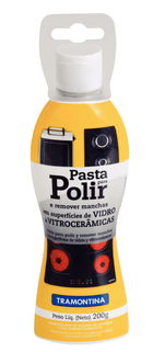 Pasta para Polimento e Remoção de Manchas em Superfícies de Vidro e Vitrocerâmicas Tramontina 200 g