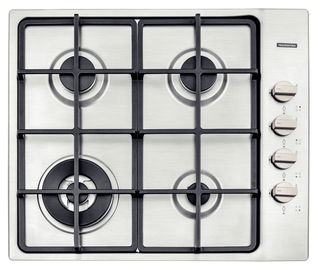 Cooktop a Gás Tramontina Square em Aço Inox com Trempes em Ferro Fundido e Acendimento Superautomático 4 Queimadores