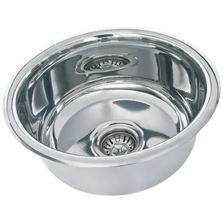 CUBA AÇO INOX REDONDA 30CM A-430 POL Acabamento Polida aço 430