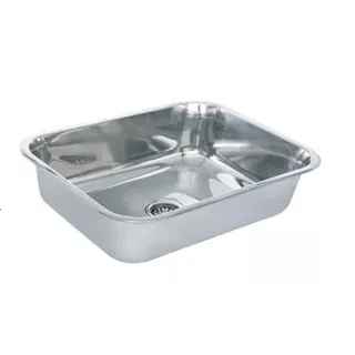 Cuba Industrial de Embutir/Sobrepor Tecnocuba 62 x 50 cm em Aço Inox Polido