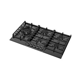 Cooktop Montreal Vidro 90cm gás - 5 queimadores