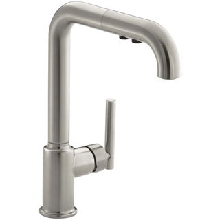 Misturador Monocomando Kohler Purist Vibrant com Ducha Inox Escovado