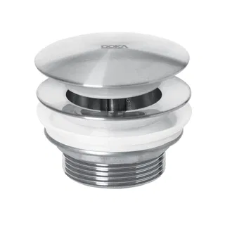 Válvula para Banheira Contemporânea Doka K13 Ed Clic Clac Brushed Nickel