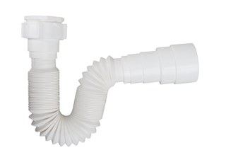 Tubo Extensivo Multiuso (Sifão) Branco Plasbohn
