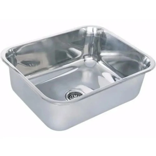 CUBA AÇO INOX INDUST 50X40X20 430 Acabamento Polida aço 130