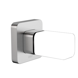 Corpo Acabamento para Registro de Gaveta e Pressão Doka (Docol) Rivvo Brushed Nickel