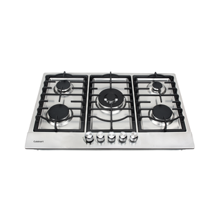 Cooktop a Gás Cuisinart Casual Cooking 5 Bocas 76cm Inox 220V