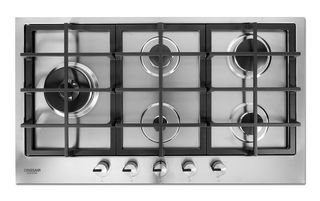 Cooktop Crissair à Gás 5 Bocas Tripla-Chama Lateral Inox 90cm Bivolt CCP900