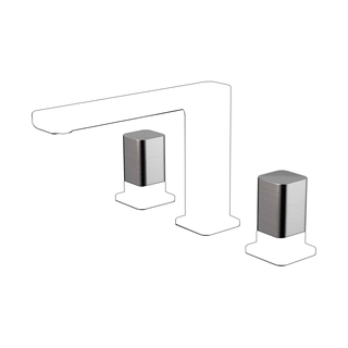 Par Volante para Corpo Misturador Quente e Frio Doka Rivvo Brushed Nickel