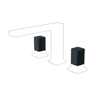 Par Volante para Corpo Misturador Quente e Frio Doka Rivvo Dark Blue Terrazzo
