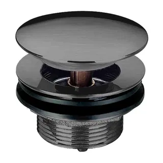 Válvula para Banheira Contemporânea Doka K13 Ed Clic Clac Gunmetal