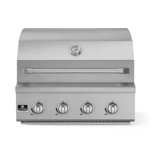 Churrasqueira a Gás Elettromec Professional 30" - 4 Queimadores, Inox 304, Infrared, Piezoelétrico, Com Defumação e Alta Durabilidade